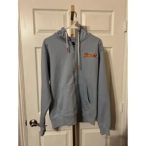 Le Tigre Full Zip Hoodie, Size Medium, Lavender